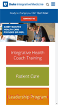 Mobile Screenshot of dukeintegrativemedicine.org